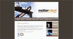 Desktop Screenshot of motionsteel.com