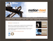 Tablet Screenshot of motionsteel.com